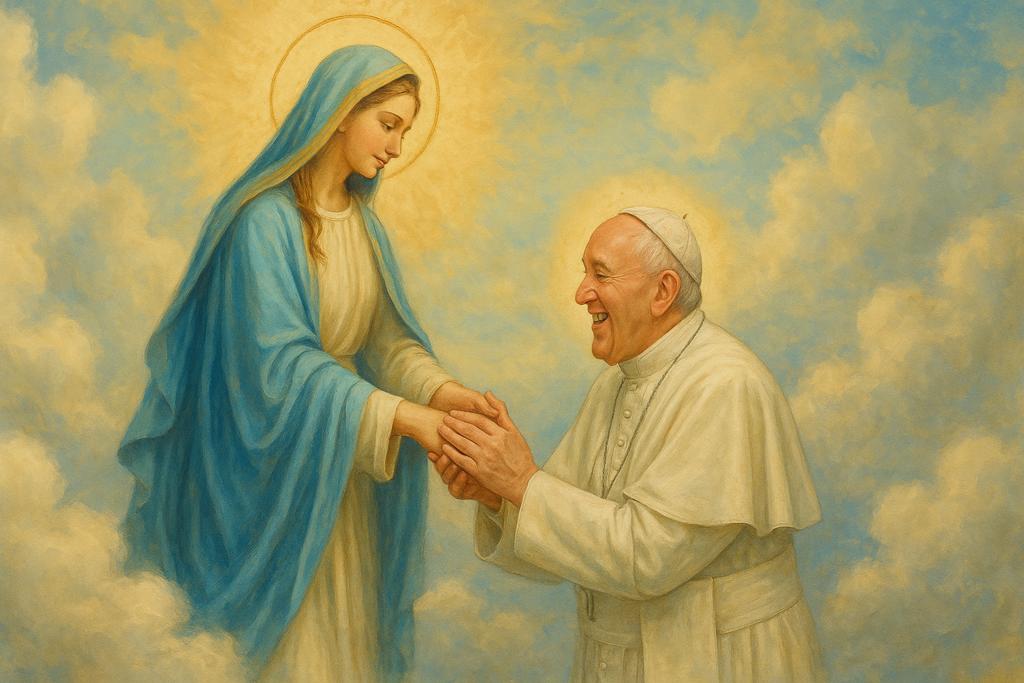 Preghiera di Ringraziamento alla Madonna per il lavoro di Papa Francesco
